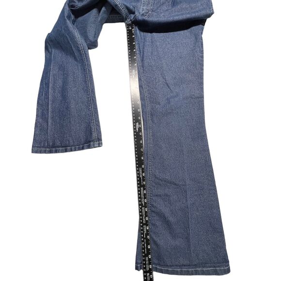 Mudd Jeans Girls 11 (28x30) Distressed Hems Pants Bootcut Blue Cotton Blend - Picture 12 of 16